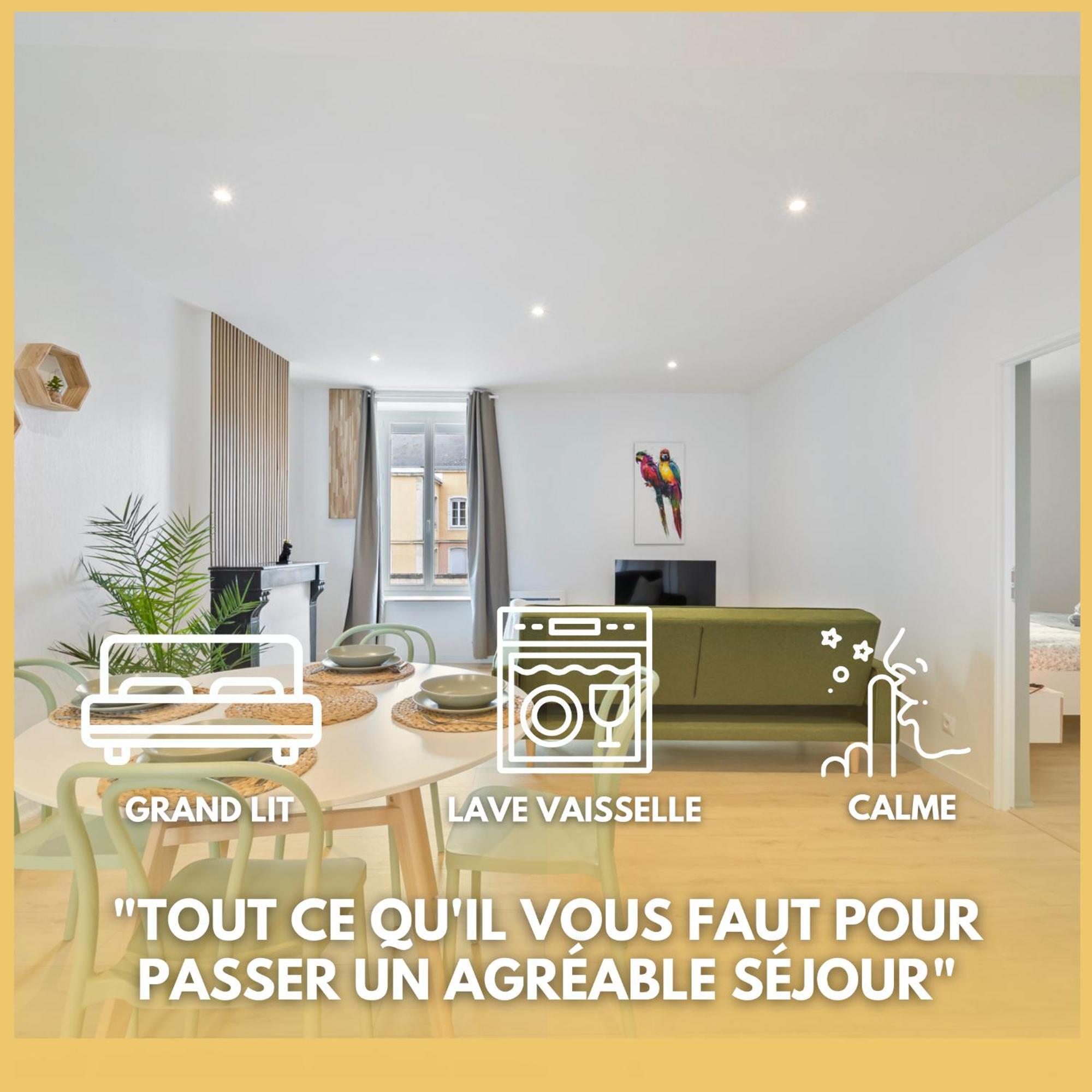 Lion King Appart 65 M2 Tout Inclus Chalon-sur-Saône Eksteriør bilde